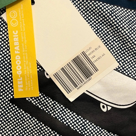 NWT Hundred Pieces Hermosa Beach Skate Navy Graphic Tee Shirt - Picture 4 of 6